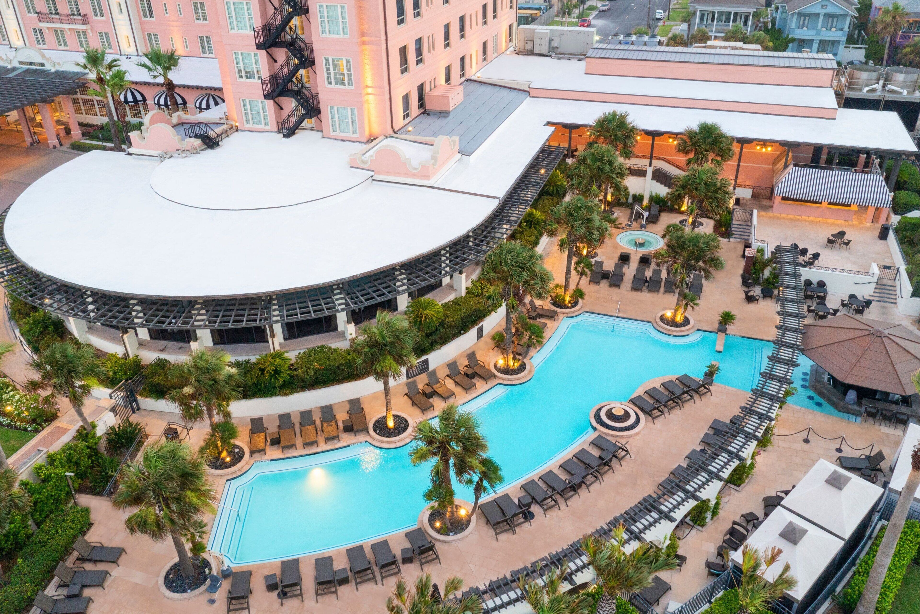 outdoor pool, pool cabanas (surcharge), pool umbrellas