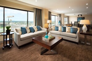 Premium bedding, down duvets, pillow-top beds, in-room safe