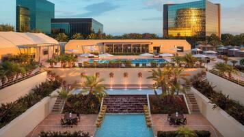 Outdoor pool, open 5:30 AM to 11:00 PM, pool cabanas (surcharge)