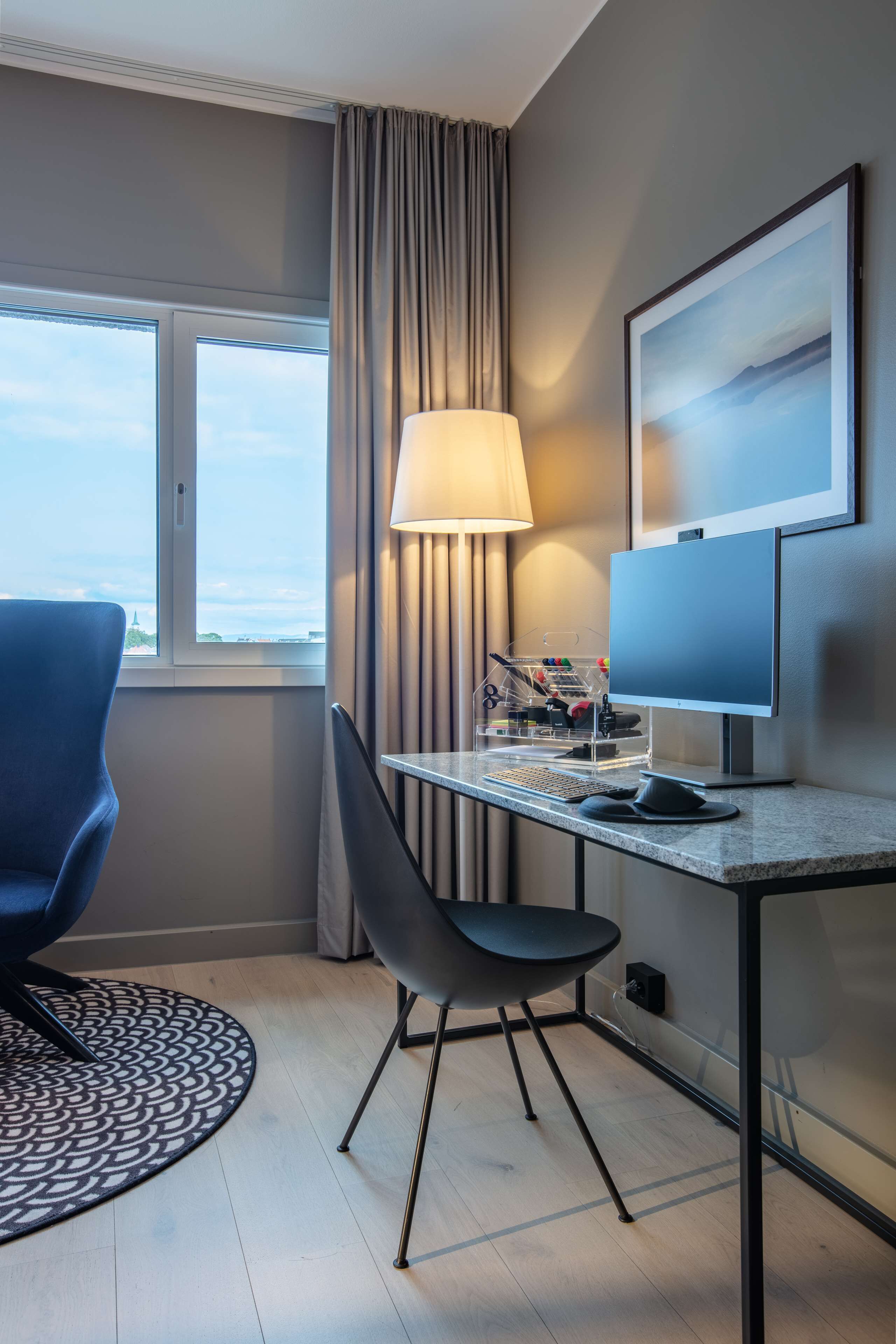 premium room (panoramic view) | minibar, in-room safe, laptop workspace, blackout curtains