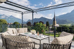Suite, 1 King Bed | Terrace/patio - Grand Resort Bad Ragaz (Bad Ragaz)