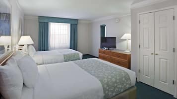Room, 2 Double Beds, Non Smoking | Premium bedding, pillow-top beds, desk, laptop workspace