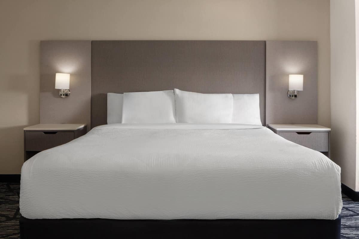 Suite, 1 King Bed, Non Smoking (Various Views) | Premium bedding, pillow-top beds, desk, laptop workspace