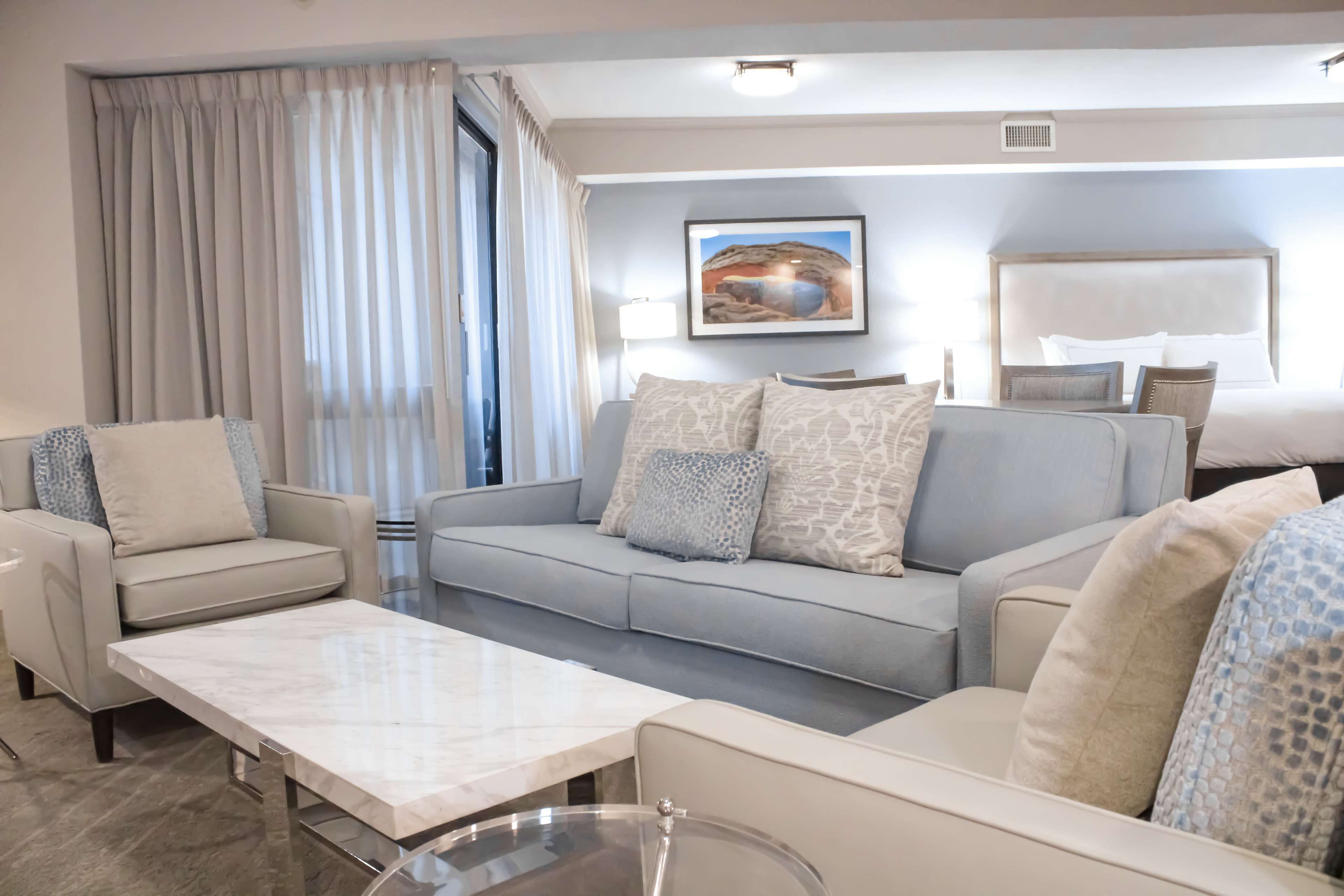 suite, multiple beds | premium bedding, pillow-top beds, in-room safe, desk