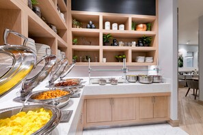 Daily buffet breakfast for a fee