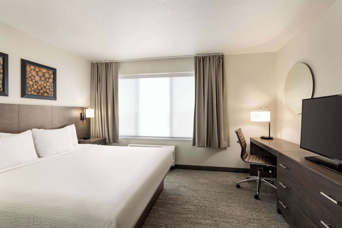 Premium bedding, down duvets, pillow-top beds, in-room safe