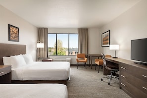 Studio Suite, 2 Queen Beds, Accessible, Non Smoking | Premium bedding, down comforters, pillowtop beds, in-room safe