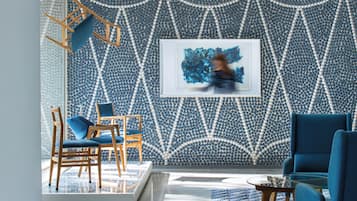 Sala de estar en el lobby