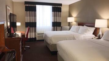 Room, 2 Queen Beds, Non Smoking | Premium bedding, desk, blackout drapes, iron/ironing board