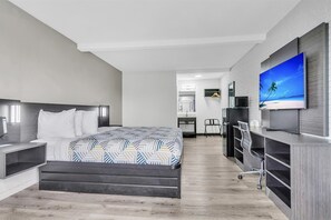 Blackout curtains, iron/ironing board, free WiFi, bed sheets