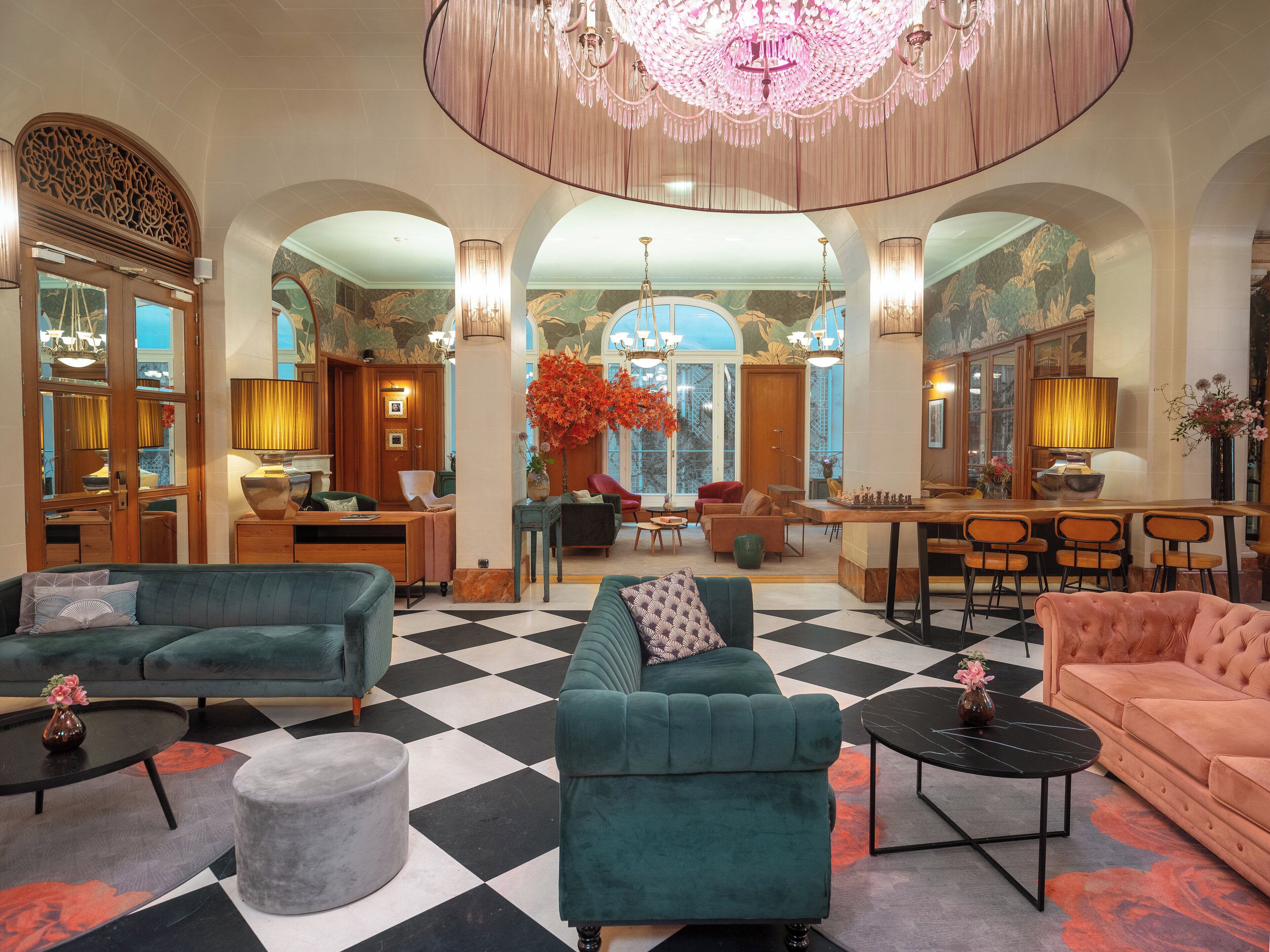 Lobby sitting area