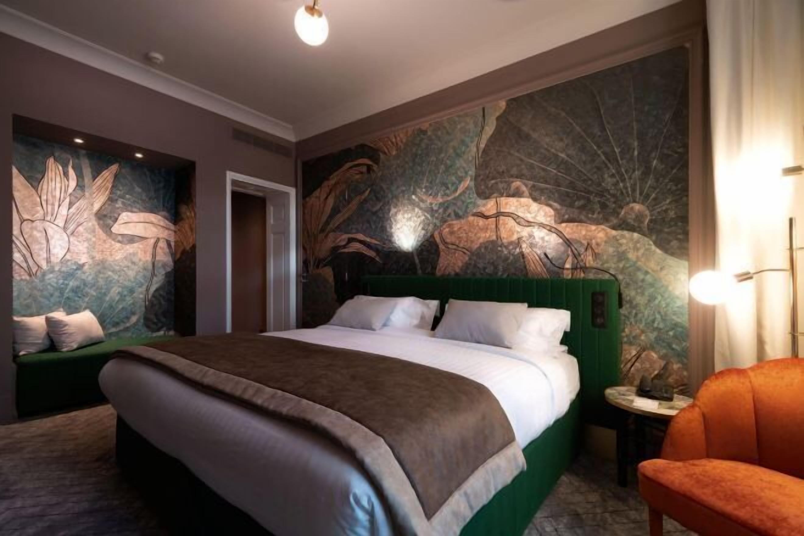 Premium bedding, down duvets, memory-foam beds, in-room safe