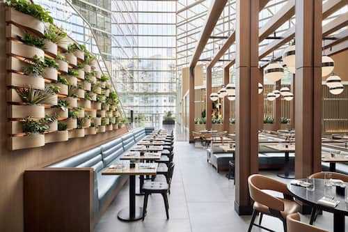 2 か所のレストラン : 朝食、ランチ、ディナー、ブランチに営業
