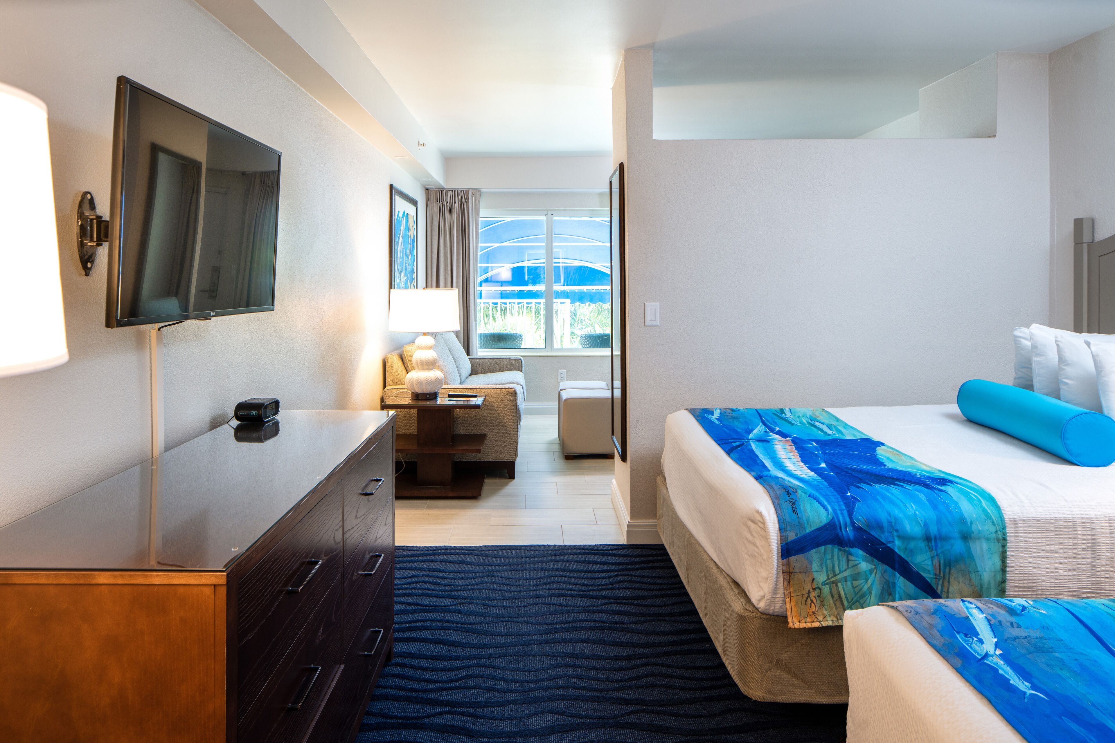 Studio, 2 Queen Beds, Resort View | Pillowtop beds, in-room safe, blackout drapes, iron/ironing board