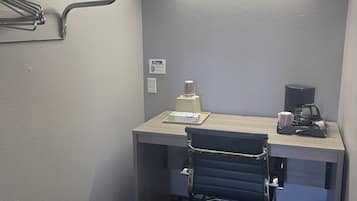 Desk, iron/ironing board, free WiFi, bed sheets
