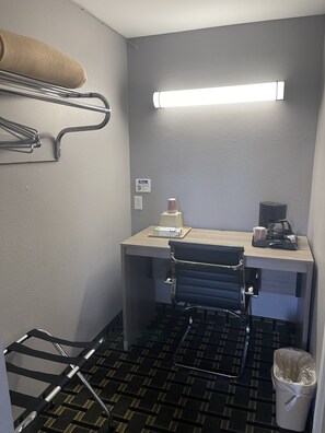 Desk, iron/ironing board, free WiFi, bed sheets