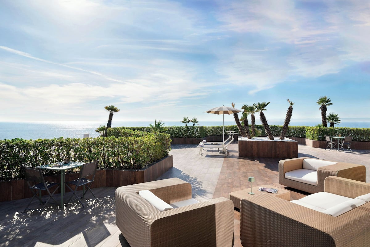 Suite presidencial, 1 cama King size, vista al mar | Vista desde la habitación