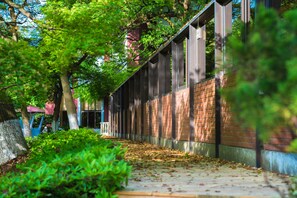 Uitzicht vanuit de kamer