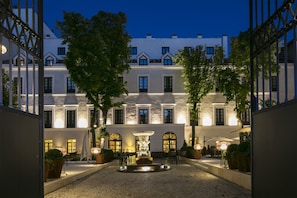 Front of property - evening/night