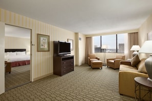 Premium bedding, pillow-top beds, in-room safe, desk