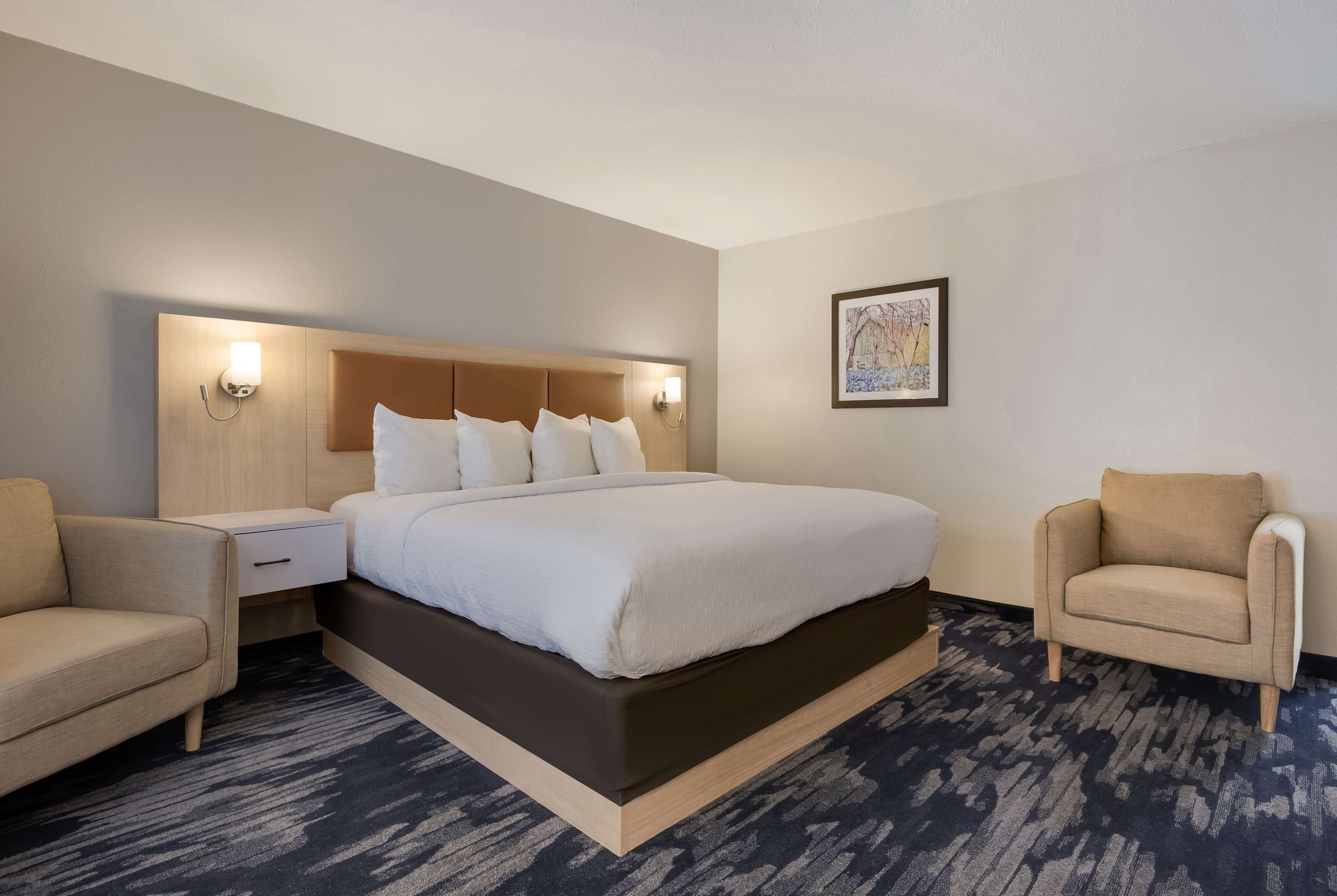 standard room, 1 king bed, non smoking, refrigerator & microwave | desk, laptop workspace, iron/ironing board, rollaway beds