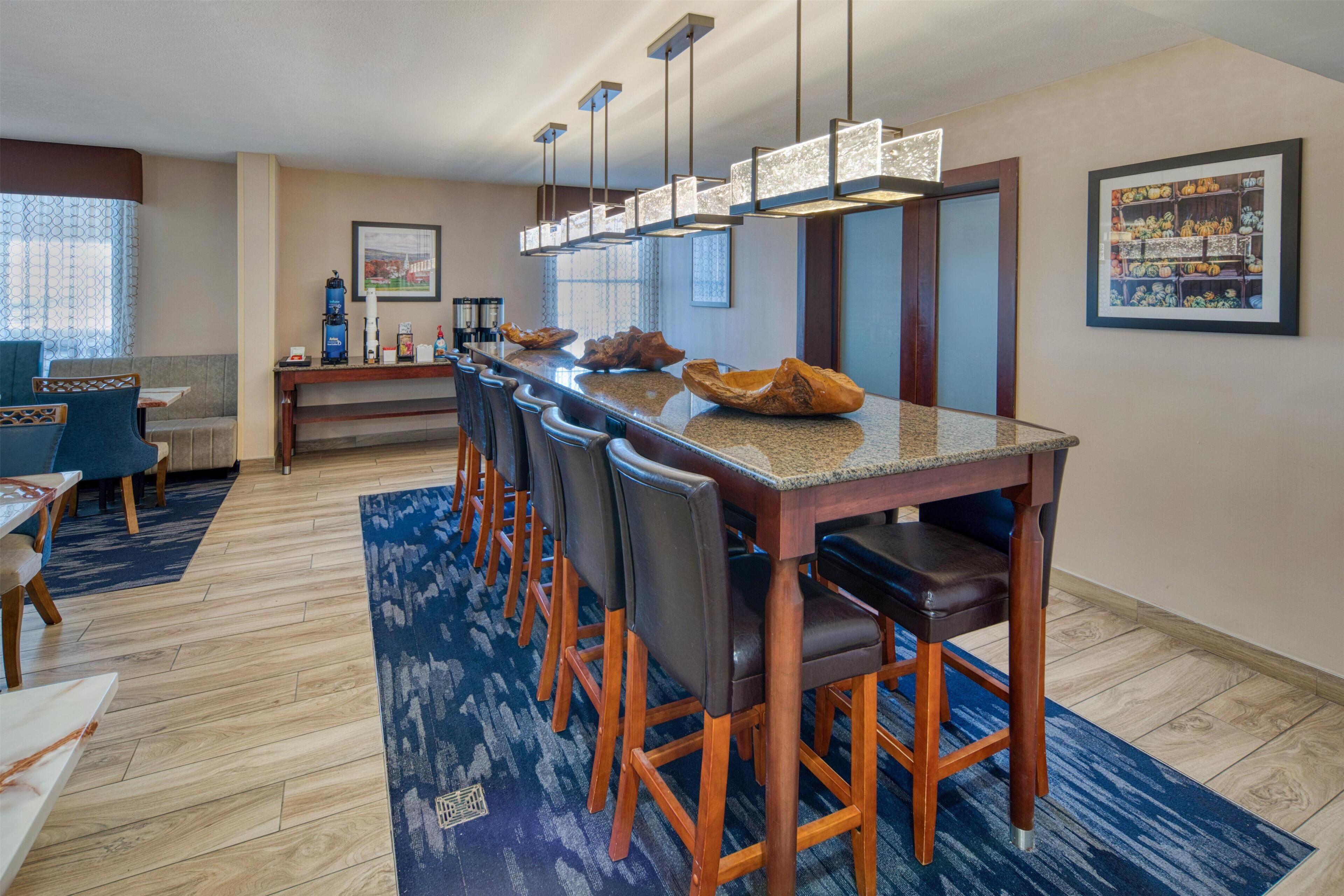 Frokostbuffé er inkludert hver dag