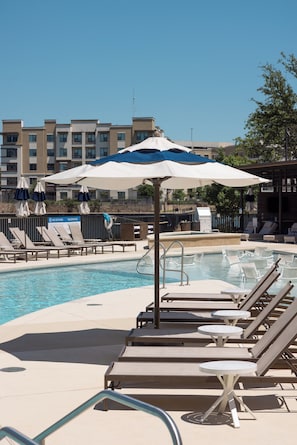 Outdoor pool, open 6:00 AM to 10:00 PM, pool cabanas (surcharge)