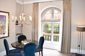 Suite, 1 Bedroom (Minsters) | Living room | 32-inch LCD TV with satellite channels, TV, DVD player