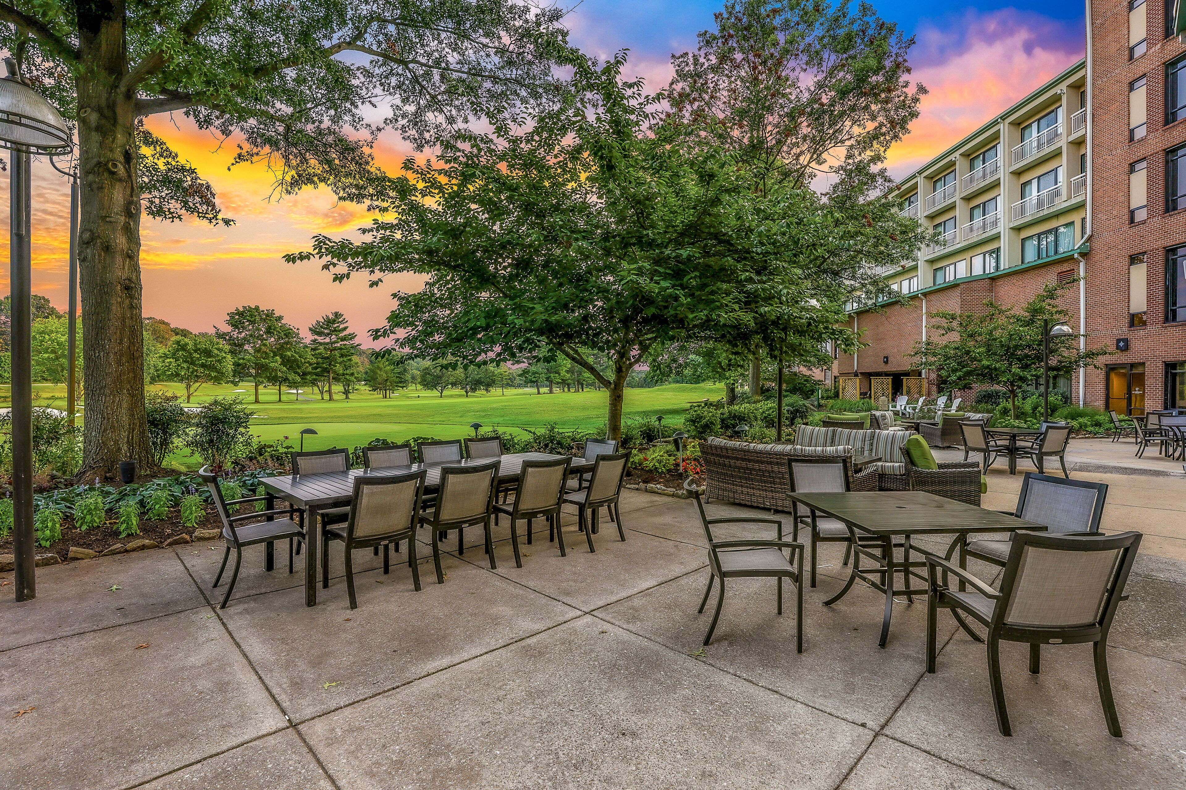 breakfast, lunch, dinner served; american cuisine, garden views