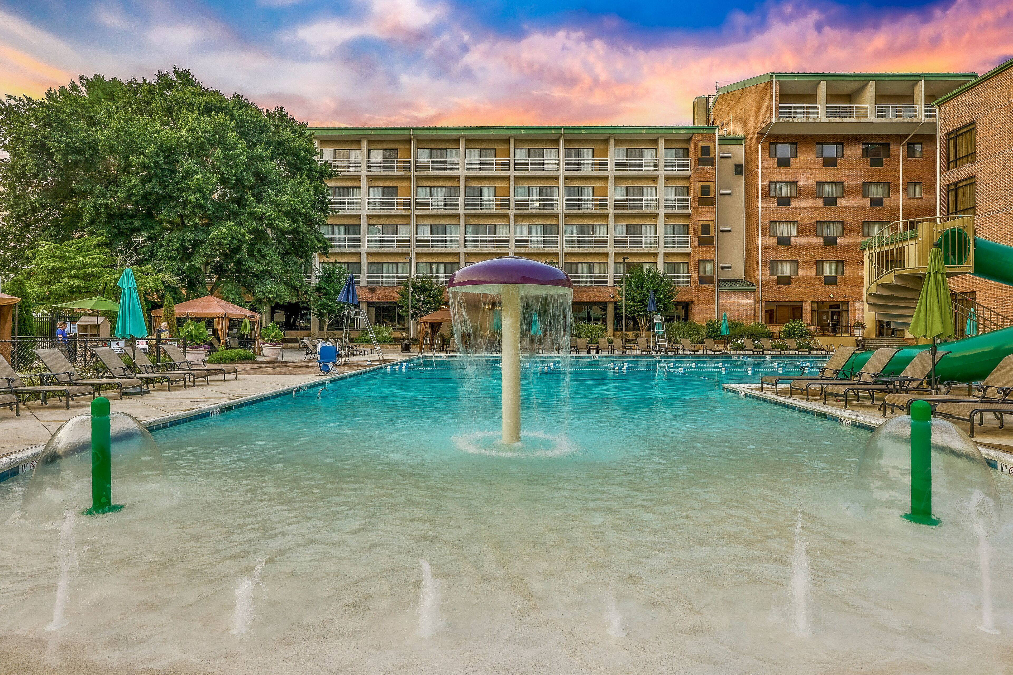 indoor pool, seasonal outdoor pool