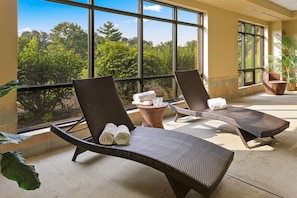 Indoor pool, outdoor pool