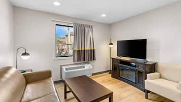 Iron/ironing board, cots/infant beds, rollaway beds, free WiFi