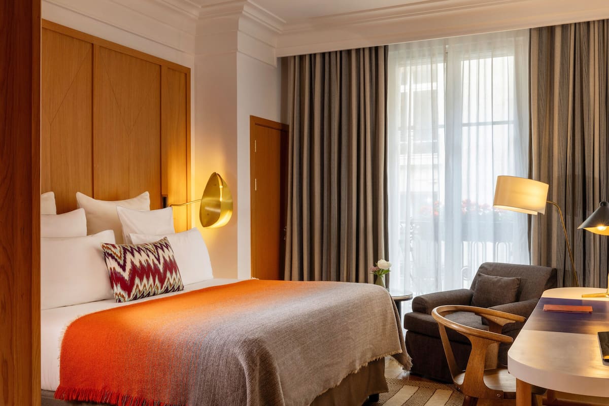 Quarto executivo, sacada | 1 quarto, roupas de cama premium, frigobar, cofres nos quartos