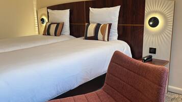 Individually furnished, desk, blackout curtains, soundproofing