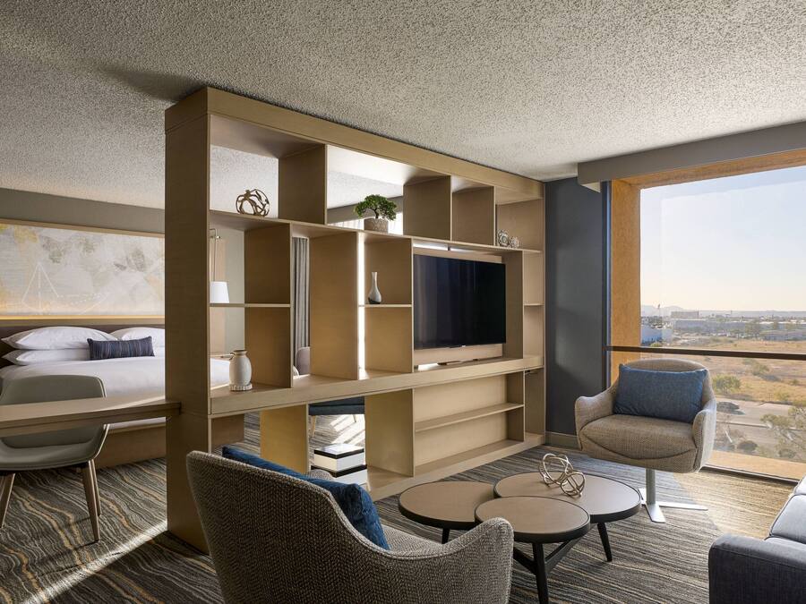 Premium bedding, down duvets, desk, laptop workspace