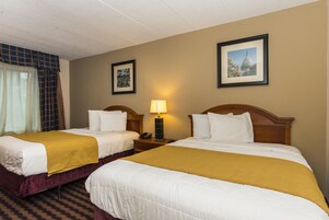 Standard Room, 2 Queen Beds | Desk, laptop workspace, blackout drapes, free WiFi