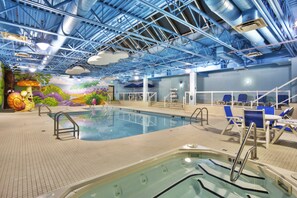 Una piscina techada