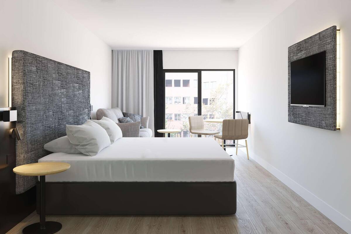 Ropa de cama de alta calidad y minibar (con algunos artículos gratuitos)