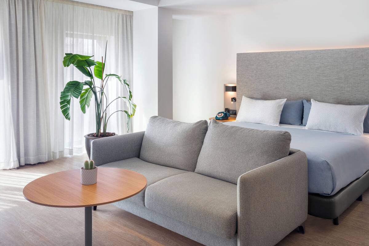Sängtillbehör av högsta kvalitet och minibar med vissa gratis produkter
