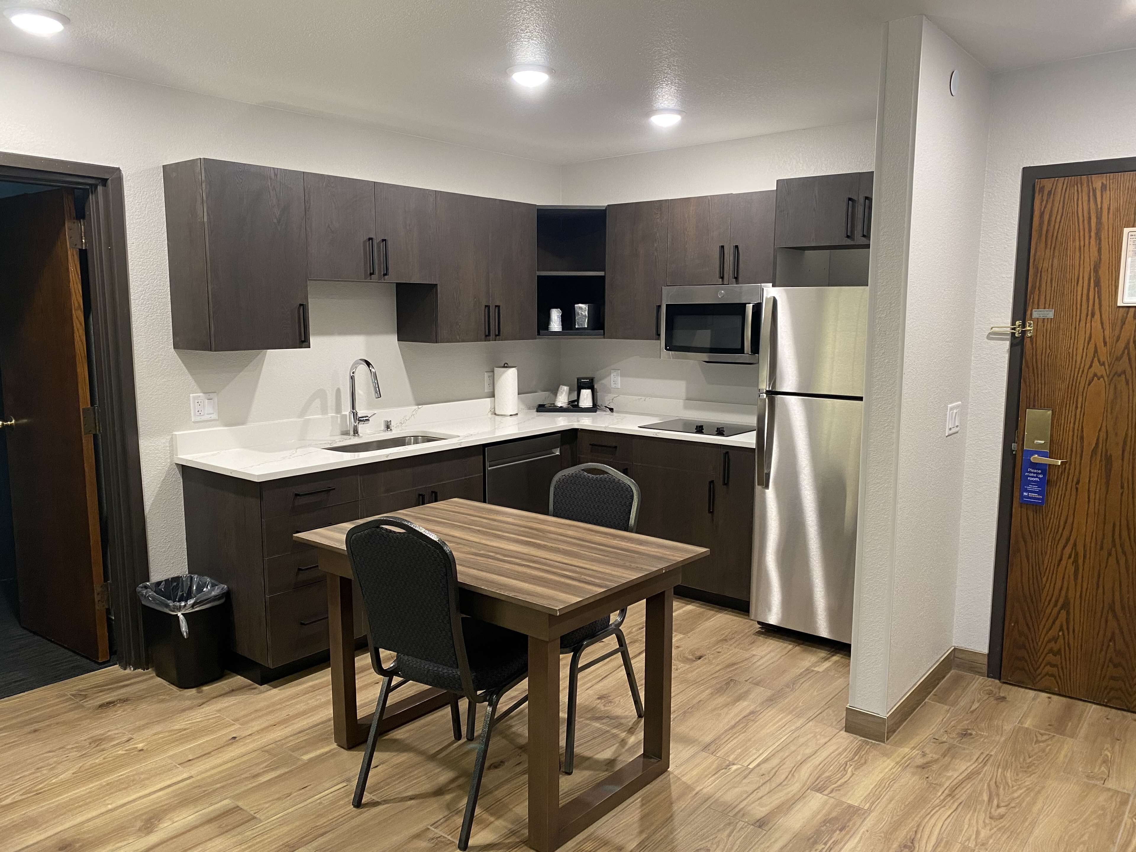 1 bedroom, desk, laptop workspace, iron/ironing board