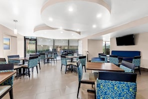Free daily self-service breakfast