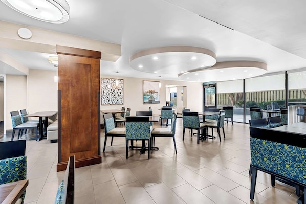 Free daily self-service breakfast 