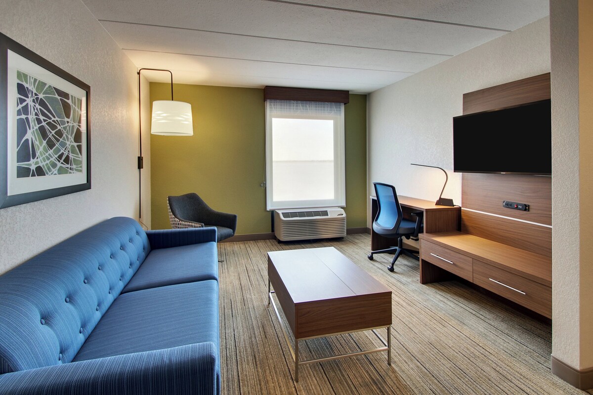 Suite, 1 King Bed with Sofa bed | In-room safe, desk, blackout curtains, iron/ironing board