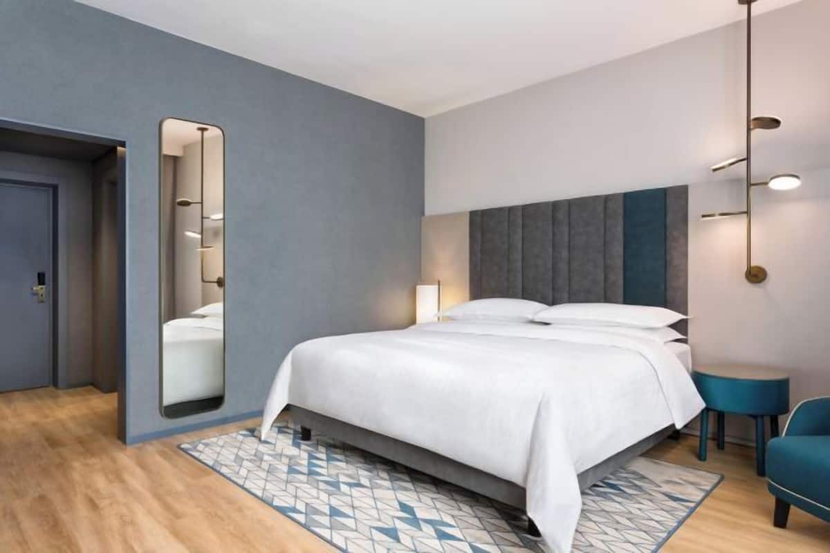 1 chambre, couette en duvet d'oie, minibar