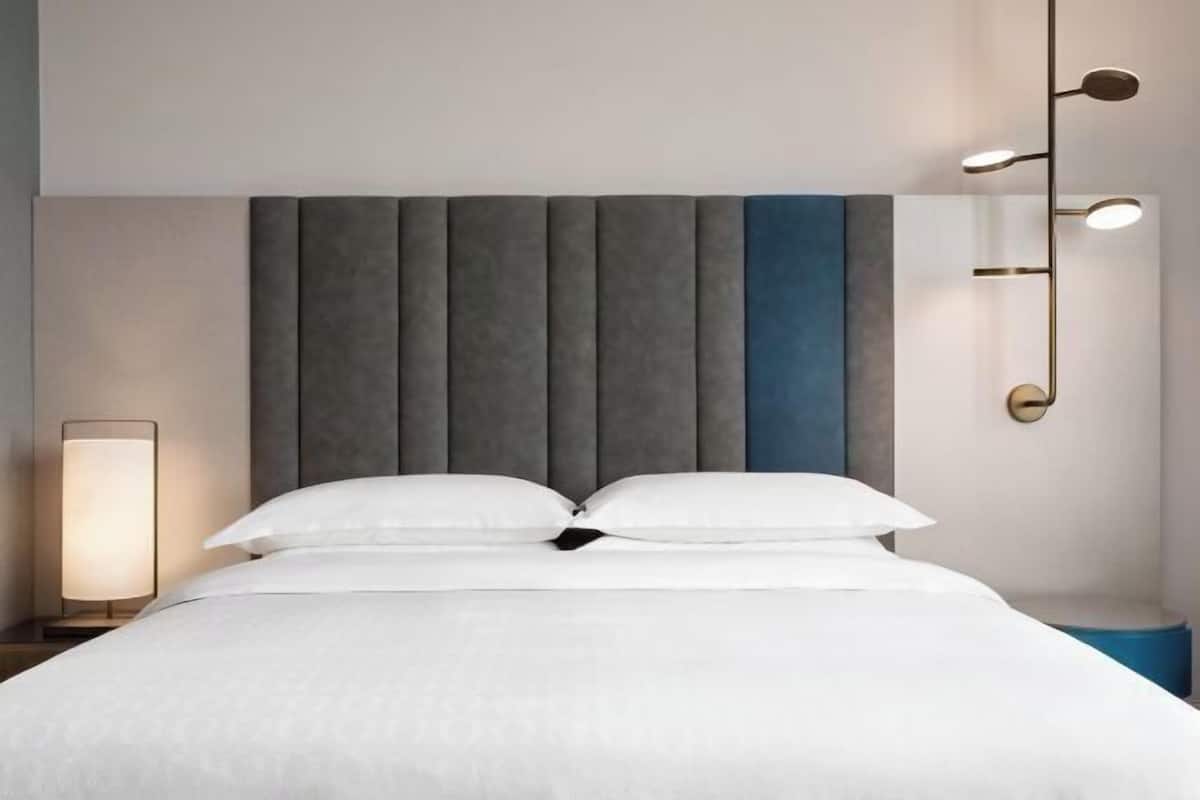 1 chambre, couette en duvet d'oie, minibar