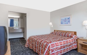Zimmer, 1 King-Bett, Nichtraucher | Schreibtisch, Bettwäsche