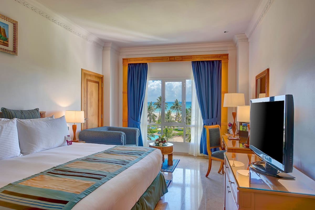 Ropa de cama de alta calidad y minibar