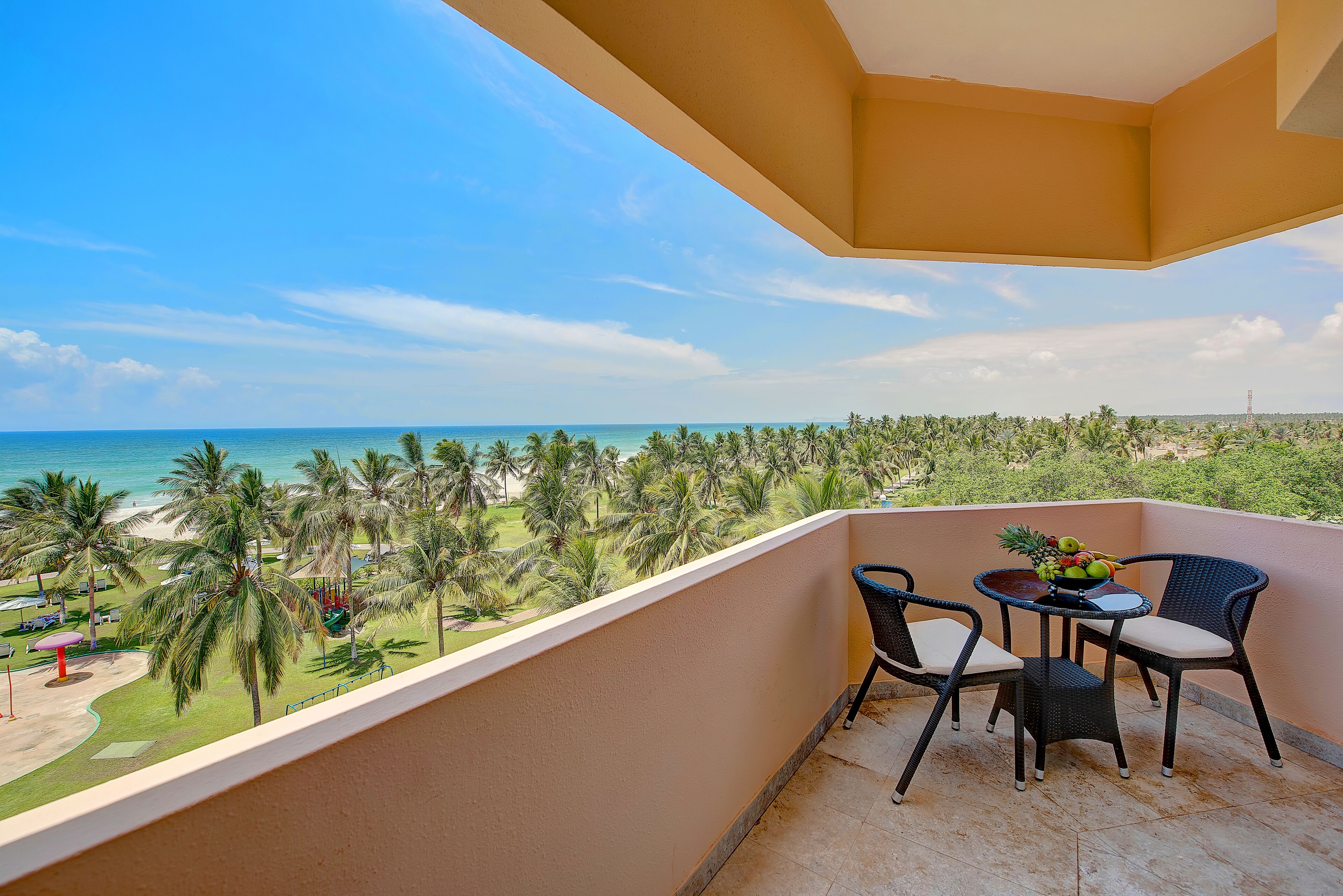 Junior Suite, 1 King Bed, Ocean View | Terrace/patio
