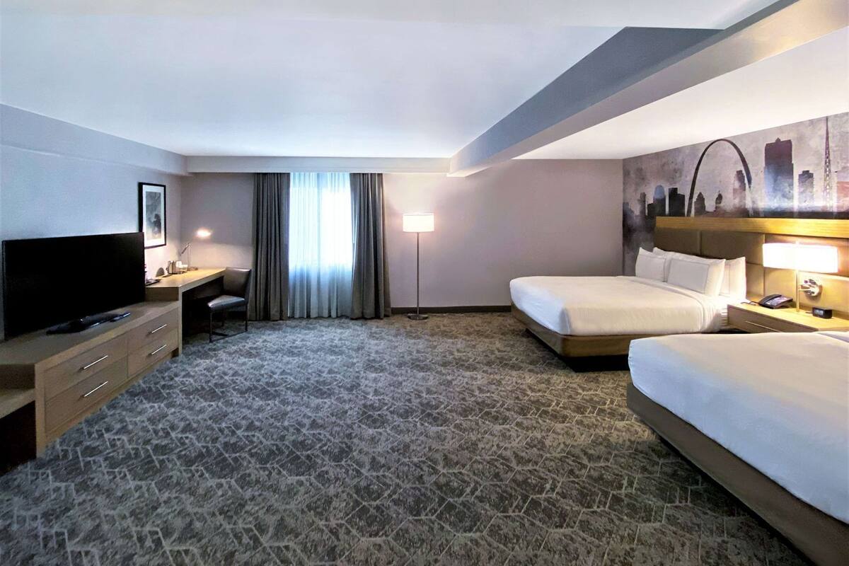 In-room safe, desk, blackout curtains, iron/ironing board