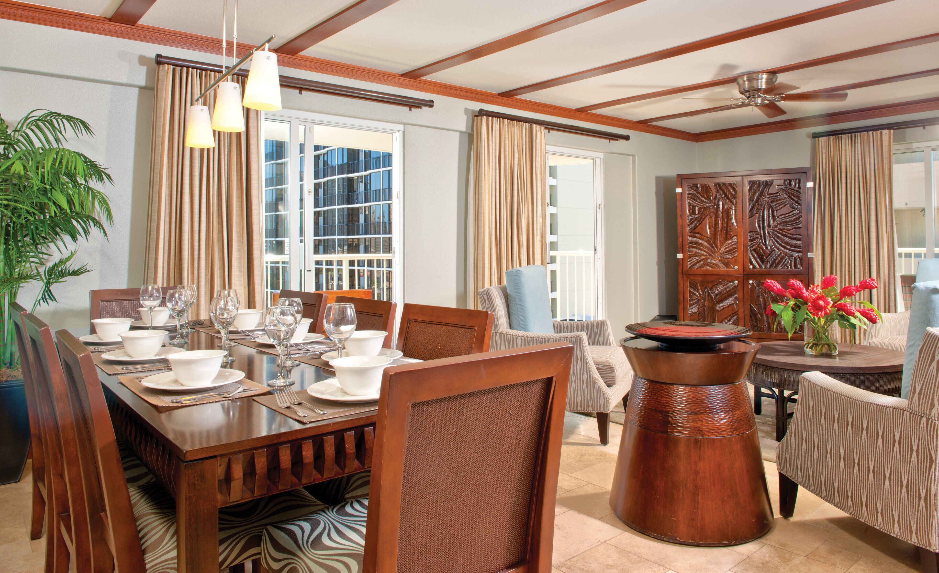 Suite, 2 Bedrooms, Kitchenette | Living area | LCD TV, DVD player